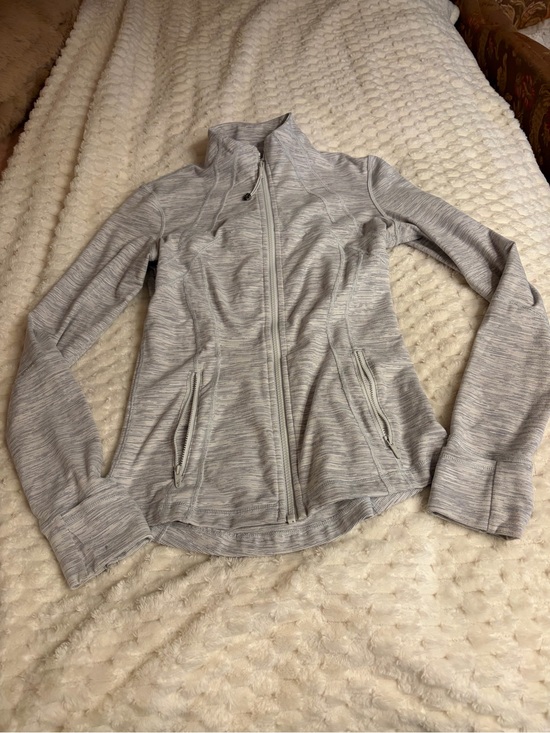lululemon athletica Jackets & Blazers - lululemon athletica Light Gray Full-Zip Jacket